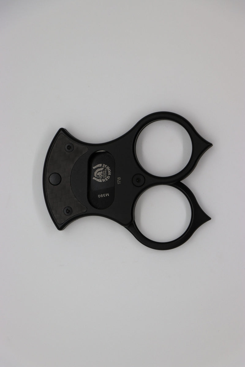 Red Horse Cigar Cutter Triple Black