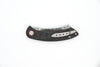 DAMASTEEL Hell Razor P Series RED MARBLED Carbon Fiber Handle