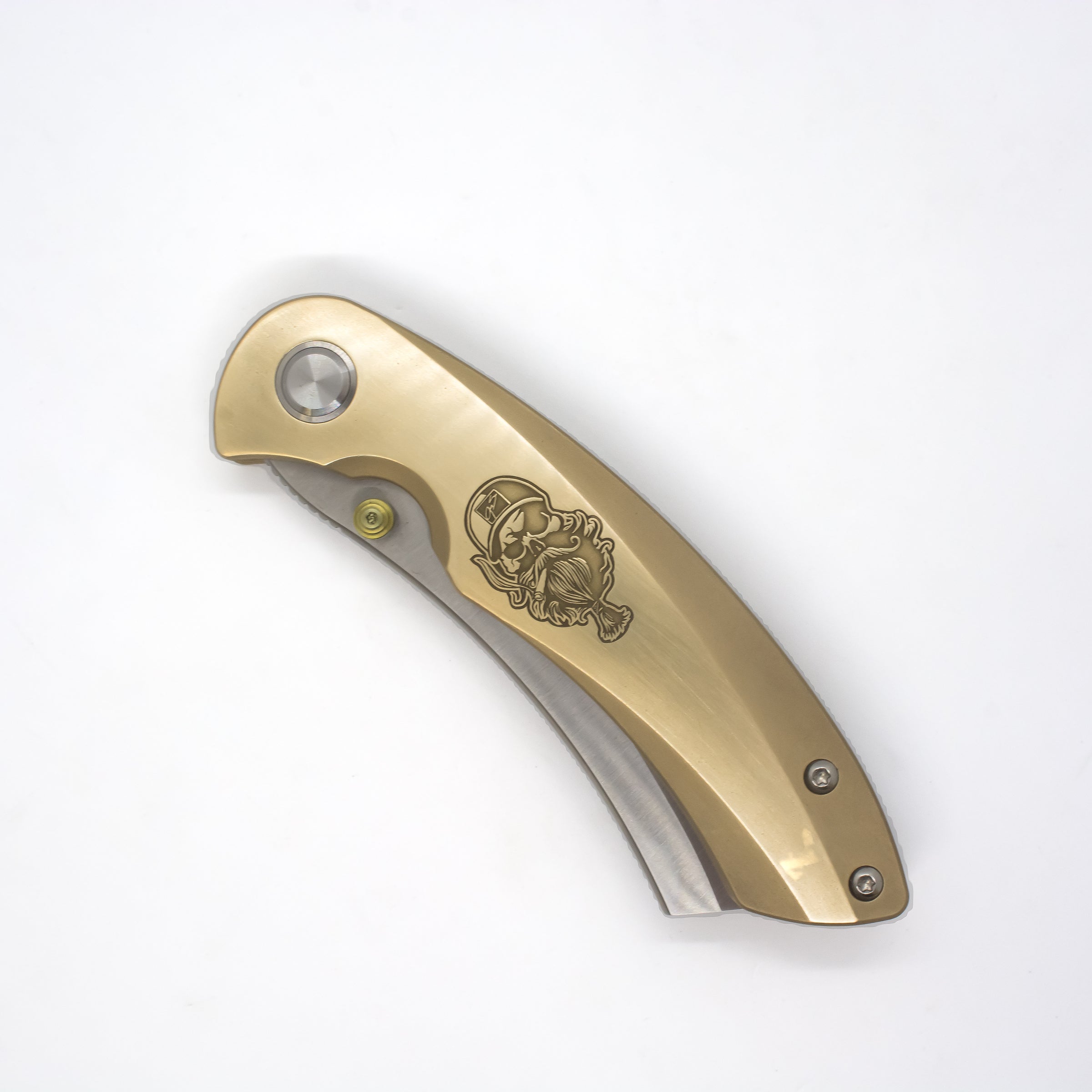 Jeremy Siers Exclusive Patina Hell Razor P Series Brass Handle w