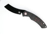 Hell Razor P Series Red Marbled Carbon Fiber Handle Black PVD Blade